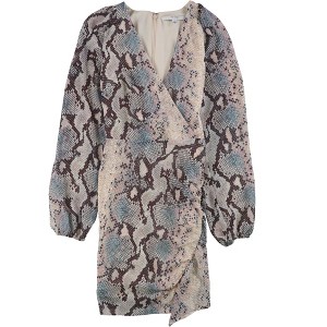 GUESS Womens Snake Print Wrap Dress - 1 of 1