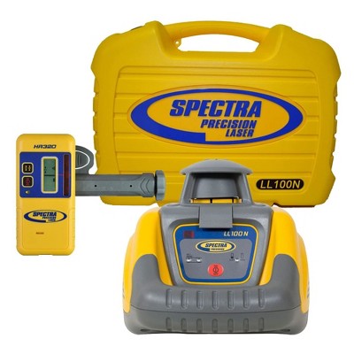 Spectra Precision Laser Level Kit with HR320 Receiver, Clamp, and Grade Rod with Automatic Self Leveling & 1,150 Foot Diameter Range for Construction