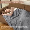 Coucheta Electric Heated Blanket - 10 Temperature Levels & 10 Timers, Machine Washable, Ultra-Soft Plush for Bed & Couch - 3 of 4