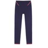 Spruce Fashion Comfortable Biona Color-Blocked High Stretch Performance Moisture-Wicking Leggings - 2 of 4