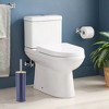 Evideco French Home Goods Metal Toilet Brush and Holder Set With Bamboo Lid - 2 of 4