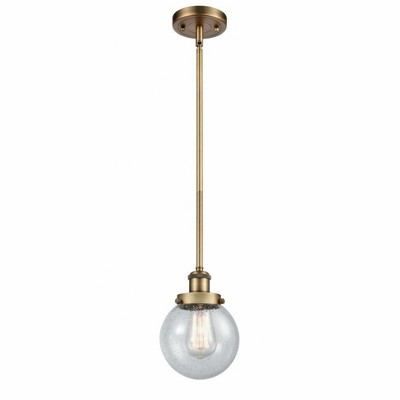 Beacon - 1 Light Stem Hung Mini Pendant In Modern Style-9 Inches Tall and 6 Inches Wide