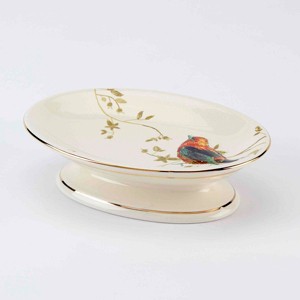 Avanti Gilded Birds Soap Dish - 1 of 3