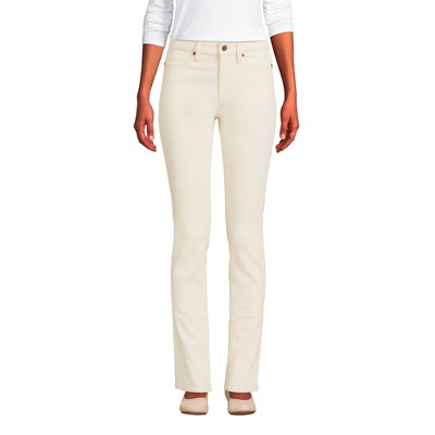 Lands' End Women's Recover Mid Rise Straight Leg Blue Jeans