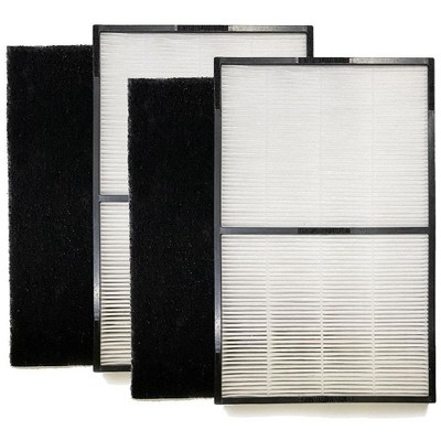 Nispira Type A2 Size True HEPA Replacement Filter For Filtrete Room Air Purifier FAP-C02-A2, FAP-C03-A2, FAP-T03-A2, Part 1150101, 2 Pack