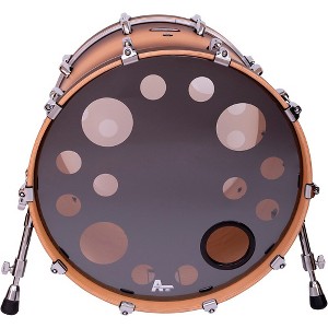 Attack Drumheads Orbit Ported 22 in. Black - 1 of 1