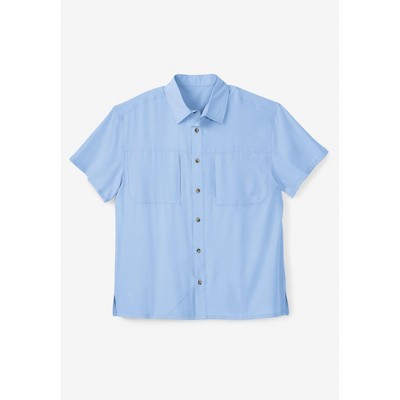 KingSize Men's Big & Tall Double Pocket Short Sleeve Performance Shirt