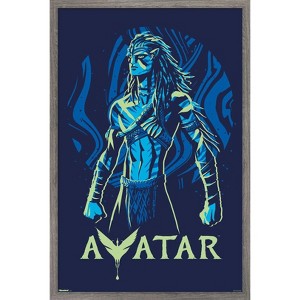 Trends International Avatar: Fire and Ash (2025) - Illustrated Jake Sully Framed Wall Poster Prints - 1 of 4