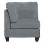 CAVINAS Wedge Linen Accent Chair with Mid-Height Backrest,Cozy Upholstered Living Room Chairs,Reading Chairs for Living Room - 4 of 4