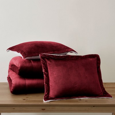 Swift Home | Reversible Micromink and Faux Shearling 3-Piece Fall/Winter Comforter Set