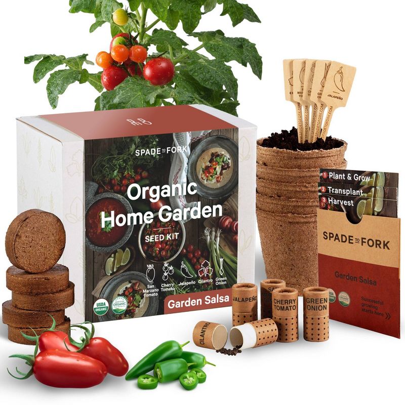 Spade to Fork Organic Garden Salsa Kit, 1 of 8