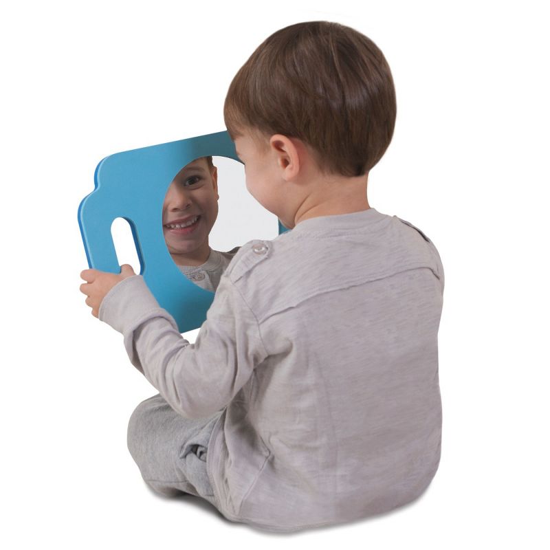 Edushape Infant and Toddler Easy Grasp Shape Mirrors - Set of 4, 3 of 5