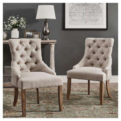 Lawler Button Tufted Dining Chair 2 in Set - Inspire Q®