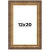 PosterPalooza | Museum Gold Picture Frame - UV Acrylic, Foam Board Backing, Hanging Hardware - 2 of 4
