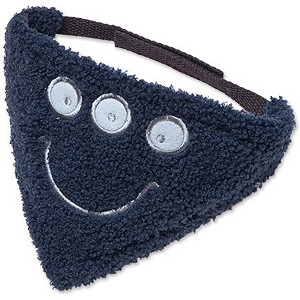 Touchdog Dizzy-Eyed Cyclops Cotton Velcro Dog Bandana and Scarf, LG, Blue - 1 of 4