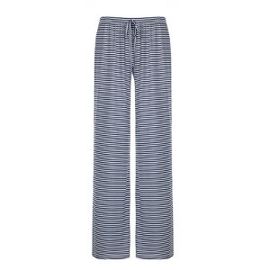 Coolmee Women's Comfy Lounge Pants Pajama Loose Casual Drawstring Striped Print Stretch Wide Leg Pants - 1 of 4