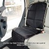 Itopfox Car Seat Protector for Child, Baby, Pets - Thick Padding Waterproof Universal Cover with Mesh Pockets, Black - 2 of 4