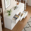 Sapphtopaz Modern Simply Dresser with Drawers Durable Closet Organizers and Storage with Golden Handles Versatile Dresser for Bedroom,Entryway - 2 of 4