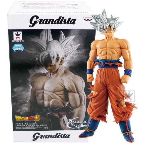 Banpresto Dragon Ball Super Grandista Ultra Instinct Son Goku 11 Figure Statue Target - dragonball super ultra instinct goku roblox