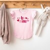 Be Mine Knit Print - Flutter Sleeve Graphic T-Shirt - 3 of 4