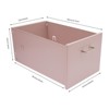 YIYIBYUS 3-Drawer Vertical File Cabinet, Metal Mobile File Cabinet with Lock and Wheels - 4 of 4