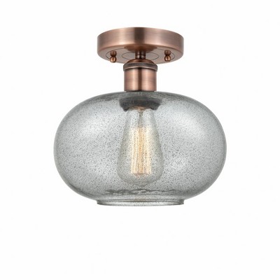 Gorham - 1 Light Semi-Flush Mount In Industrial Style-10.75 Inches Tall and 9.5 Inches Wide