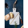 Lexi Home Marble 12 in. Rectangle Charcuterie Board - White - 4 of 4