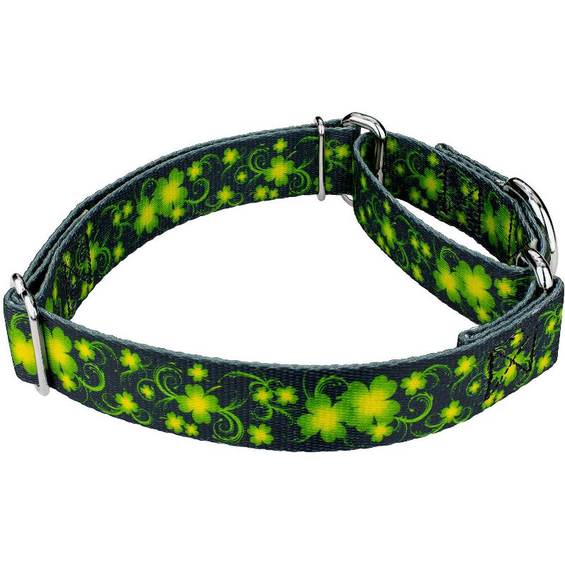Country Brook Petz Clovers In The Wind Martingale Dog Collar, 4 of 6