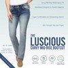 WallFlower Women's Luscious Curvy Bootcut Mid-Rise Insta Stretch Juniors Jeans (Standard and Plus) - 4 of 4