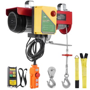 VEVOR Electric Hoist, 2200 lbs 120V Electric Winch with 328 ft Wireless & 14 ft Wired Remote Control, 40 ft Single Cable Lifting Height - 1 of 4