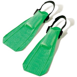 Swim Central Children's Recreational Shark Swim Fins - 14.75" - Green - 1 of 1