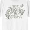 Vintage Botanical Grow Crew Neck Short Sleeve White Adult T-shirt - 2 of 4