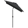 Garden Parasol Sandy White 100% Polyester, Steel 78.7 x 118.1 in vidaXL - 3 of 4