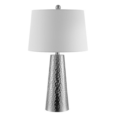 Batul Iron Table Lamp  -  Nickel - Safavieh