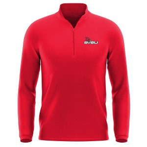 Men's Saginaw Valley State University Adult Active Sport 1/4 Zip Pullover Left Chest Logo - 1 of 4