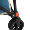 SKRAN Folding Wagon Cart Outdoor,All Terrain Wheels Heavy Duty Garden Carts with Adjustable Handle,Utility Wagon for Camping Sports Fishing - 4 of 4