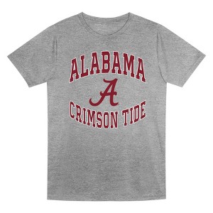 NCAA Alabama Crimson Tide Boys' Gray Poly T-Shirt - 1 of 1