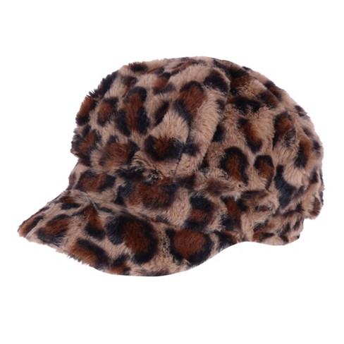 Leopard Chenille Beanie