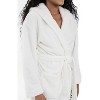 ADR Plush Fleece Women's Robe, Long Hooded Women's Bathrobe, Soft Cozy Women's Bath Robe & Plus Sizes - 4 of 4