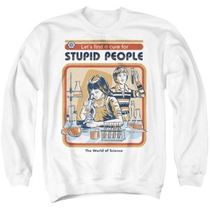 Men's Steven Rhodes A Cure For People Crewneck Sweatshirt - 1 of 4