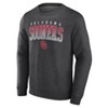 NCAA Oklahoma Sooners Men's Crew Neck Fleece Gray Sweatshirt - 2 of 3