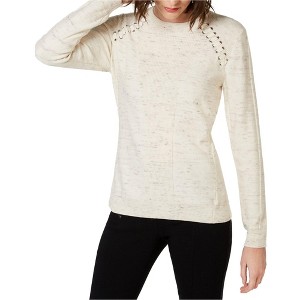I.N.C International Concepts Womens Lace Up Pullover Sweater, Off-White, XX-Large - 1 of 1