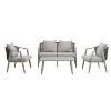 Whisen Durable and Comfortable Outdoor Seating Set,Suitable for Patios, Lawns, and Poolsides - 3 of 4