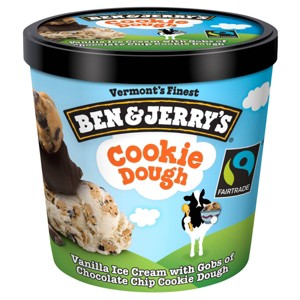 Ben & Jerry's Chocolate Chip Cookie Dough Ice Cream - 4oz - 1 of 4