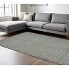 Light Blue And Gray Wool Abstract Hand Tufted Area Rug - 2 of 4