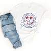 Simply Sage Market SmileyWorld Leopard Smiley Peace Sign Short Sleeve Tee - 3 of 4