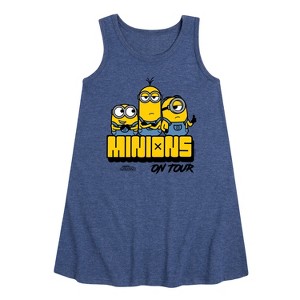 - Despicable Me Minions - Minions On Tour Graphic Sleeveless Aline Dress - 1 of 3