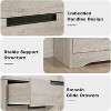 Jojoka 5 Drawer Dresser for Bedroom,Grey - 4 of 4