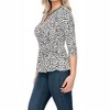 Women's Aspen Embellished Neck Collar Peplum Top - PerSeption Concept - 2 of 4