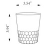 Slickblue Handblown Silver Foil Drinking Glasses - Set of 6, 10 oz & 12 oz Options - 2 of 2